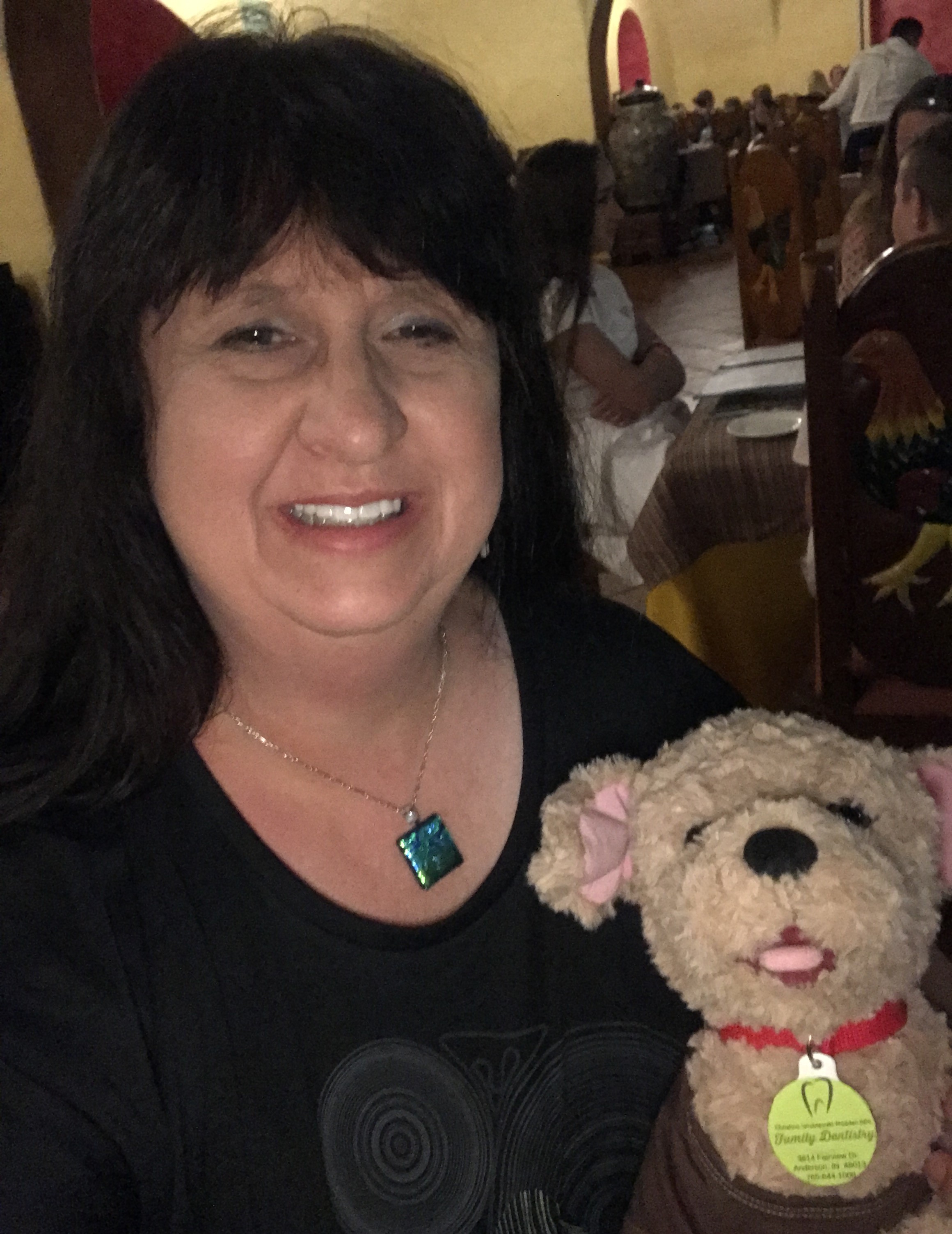 Jenni Current, Office Manager Jenni and Mini Cooper